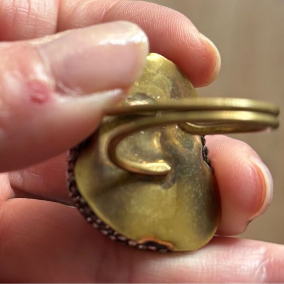 Vintage Statement Pearl Baroque Cocktail ring. - Picture 3 of 9